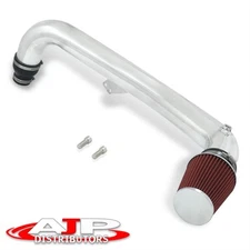 Polish Cold Air Intake Piping Kit + Filter For 2015-2017 Ford Mustang 2.3L Turbo