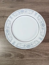 Sheffield Blue Whisper Set Of 10 Floral Bread Plates 6 1/4" Japan Vintage 