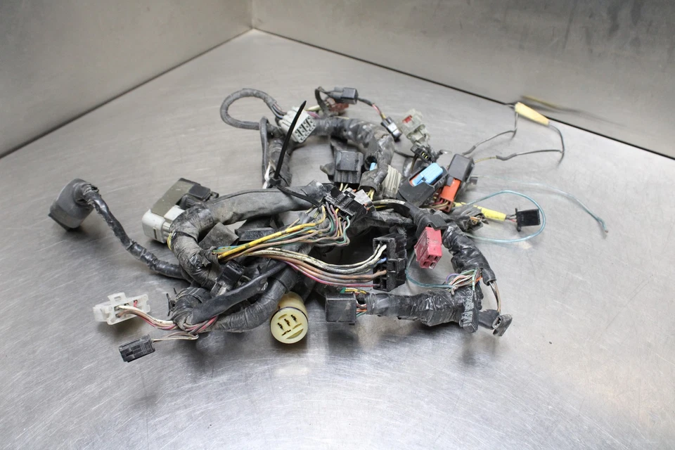 03-04 KAWASAKI NINJA ZX6R MAIN ENGINE WIRING HARNESS MOTOR WIRE LOOM - Image 4 of 4
