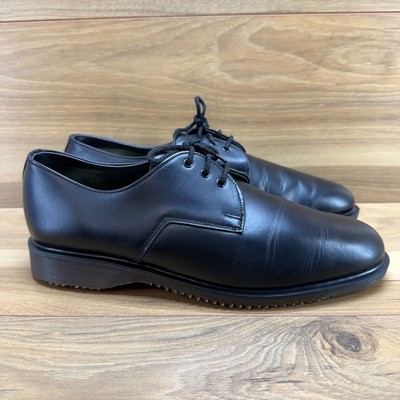 Dr Martens Vintage DM Raiders Shellys London Oxfords UK 8 US 9 Mens Black