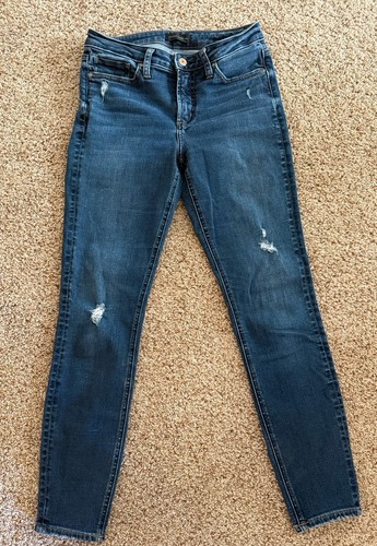 SILVER Jeans Co. Womens Most Wanted Mid Rise Skinny Blue Size W27/L29 27x29