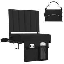 Stadium Seat for Bleachers with Back Support, Portable Bleacher Seat with Wid...
