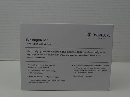 Omnilux Eye Brightener DePuff Brighten Firm Red Light Therapy Mini Device - Picture 5 of 11