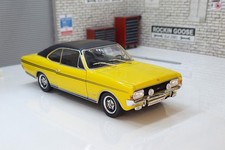 Opel Commodore A GS/E Coupe -1970- Yellow  1:24 Scale Model by IXO