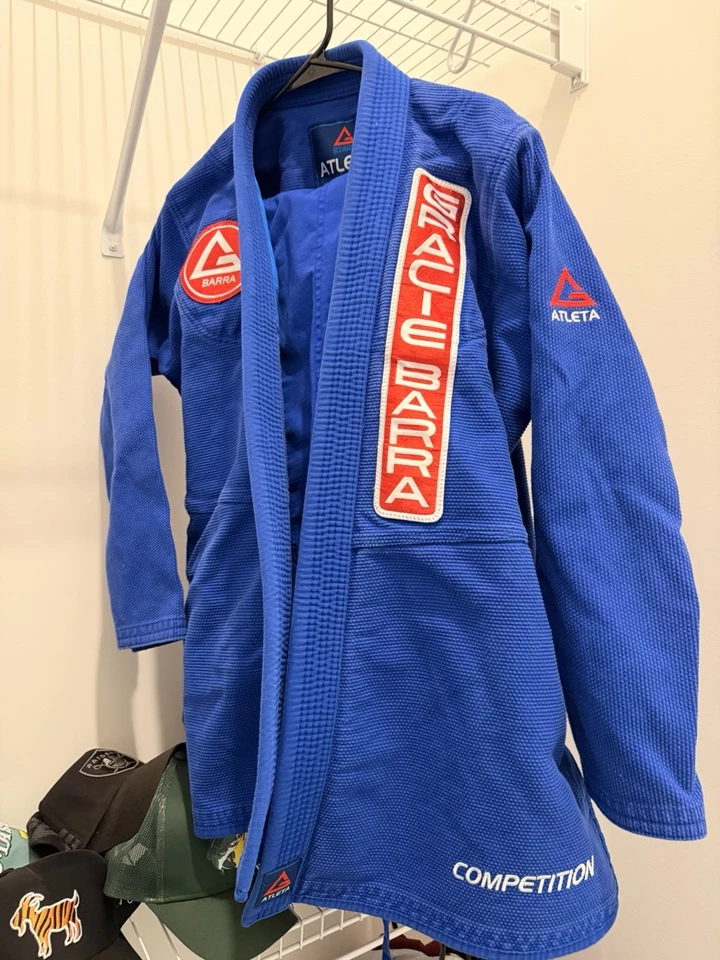 Grace Barra Jiu Jitsu GI Kimono AtletaGB V4 Azul - Talla A3 Foto 2 de 2