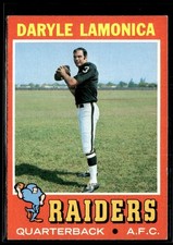 1971 Topps Daryle Lamonica Oakland Raiders #70