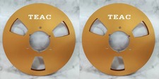 One Pair 10.5'' golden TEAC Tape reel High Quality Aluminum Take Up Reel