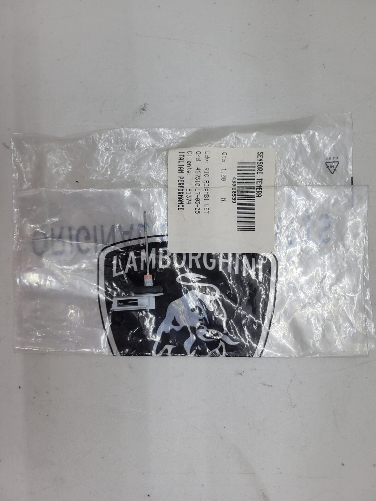 Lamborghini Huracan TEMPERATURE SENSOR 4B0020539