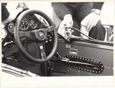 PARMALAT BRABHAM BT49 COCKPIT BELGIAN GP SPA 1981 F1 ORIGINAL PERIOD PRESS PHOTO