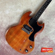 Custom Shop 1965 SG Junior Cherry Orange Electric Guitar P90 Pickup 22 Frets