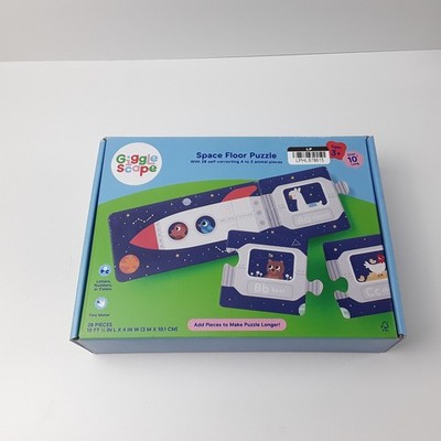 Gigglescape 89981634 Alphabet Space Floor Puzzle Toddler Educational Toy 28-PC