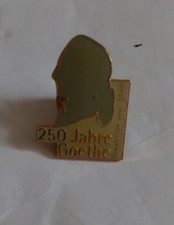 VINTAGE LAPEL PIN 250 YEARS GOETHE FRANKFURT AM MAIN GERMANY