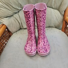 Crocs Women’s Crocband Jaunt Animal Wave Mid Calf Wellies in UK Size 5 