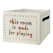 EGBTL Boho Nursery Storage Bins and Boxes with Handles, Kids Playroom Foldabl...