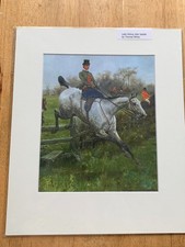 LADY RIDING SIDE SADDLE - Thomas Banks; MOUNTED FOX-HUNTING PRINT.