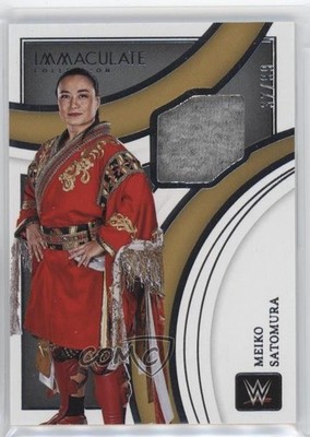2022 Immaculate WWE Superstar Swatches 37/99 Meiko Satomura Rookie RC 18vp