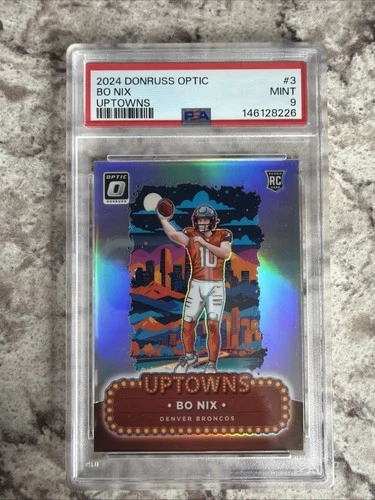 2024 Panini Donruss Optic - Uptowns Bo Nix #3 (RC)