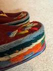 1970s Vintage Tibetan Refugee Self Help Centre Boots Embroidered Felt Sz 6-7 us — photo 6