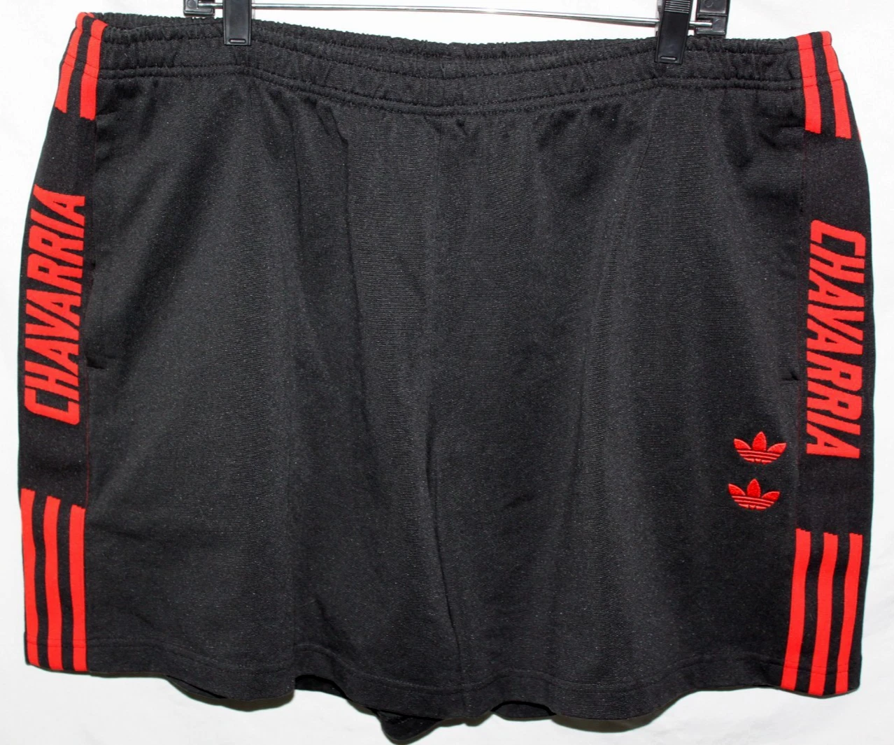 Adidas x Willy Chavarria Gym Shorts Men's Size 2XL Black & Red Rare