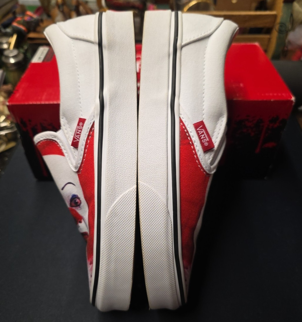 Vans Classic Slip-on X House Of Terror "It Pennywise" 5.5 Womens/4.0 Mens Rare thumbnail 11