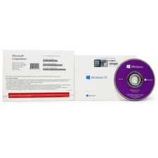 Microsoft Windows 10 Pro 64-Bit DVD Full Version One PC Software New Sealed 🥇 image