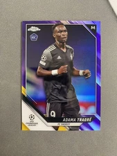 Adama Traoré Purple /250 2021-22 Topps Chrome UEFA Champions Sheriff #65 RC