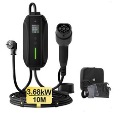 Produktbild - dé 10M EV Ladekabel Type 2 Schuko 16A 3.6kW 1-Phasig Heim Ladegerät 90 % NEU
