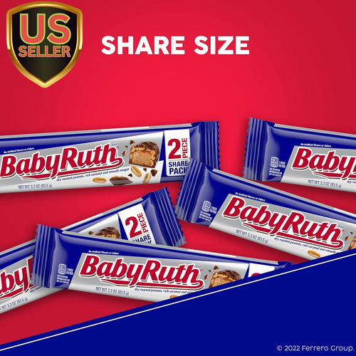 , Chocolatey, Peanut, Caramel, Nougat, Share Size Individually Wrapped Candy Bar - Picture 3 of 10
