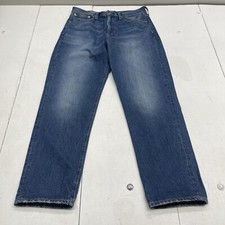 J Crew Indigo Blue Denim Slouchy Boyfriend Jeans Women  s Size 27