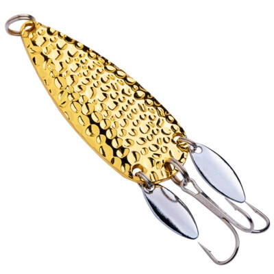 1pc Spoon Fishing Lure Metal Spinnerbait 24g 7cm Sequins Hard Lure Pike  Salmon | eBay