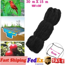 Anti Bird Netting 2" Mesh Nylon 50X100' Bird Poultry Fish Aviary Game Pens Net