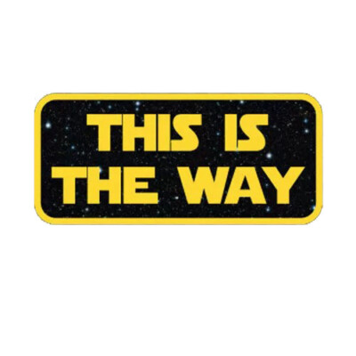 This is the Way Sticker Decal