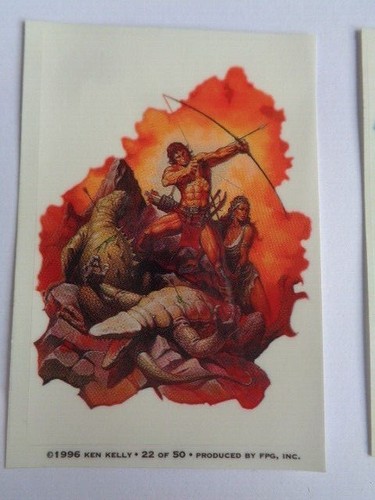 Individual Stickers Of Mike Ploog / Bernie Wrightson & Ken Kelly inc Auto No 16 - Picture 104 of 126