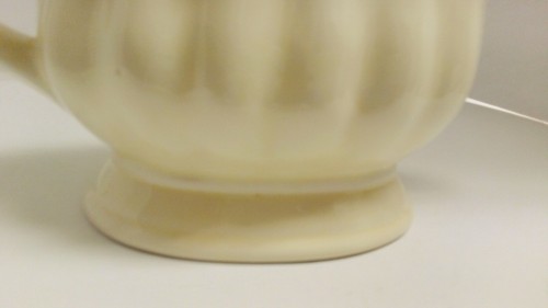 Vintage Alco Ceramic Gravy Boat-Cream W/Gold Rim 9" Long 4" Wide Elegant LikeNew - Picture 11 of 18