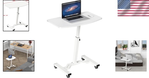 Carro para portátil móvil ajustable en altura - Experimenta flexibilidad de 28" a 33" - Imagen 2 de 8