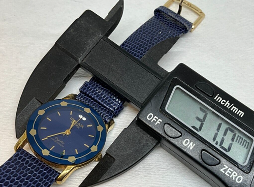 Rare/unique Omax Crystal womens watch, desirable diamond shaped crystal, runs - Picture 10 of 13