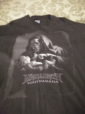 Vintage Megadeth Youthanasia T Shirt XL. | eBay