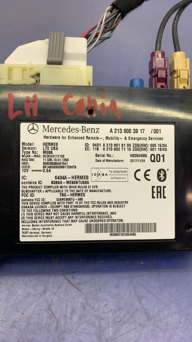 2018 MERCEDES GLE 350 OEM W166 COMMUNICATIONS CONTROL MODULE  