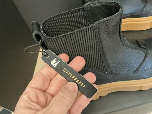 Nuovo! Stivali donna Sorel Caribou X Boot Chelsea impermeabili in pelle. Taglia 8,5. - Foto 6 di 12