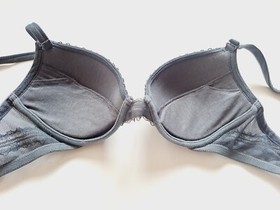 NEW La Perla Grey Lingerie Set Push-up Bra Size 32 D and Underwear Size XS