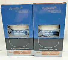 PurePlus PP-RWF1100A-S Refrigerator Water Filter Lot of 2 - New/Sealed