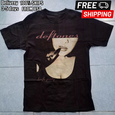 Deftones Knife Party Alternative Metal Song Band Fan Graphic T-Shirt