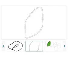 Chevrolet Spark OEM Door Weather Strip Seal. Right Front Door 16 -23