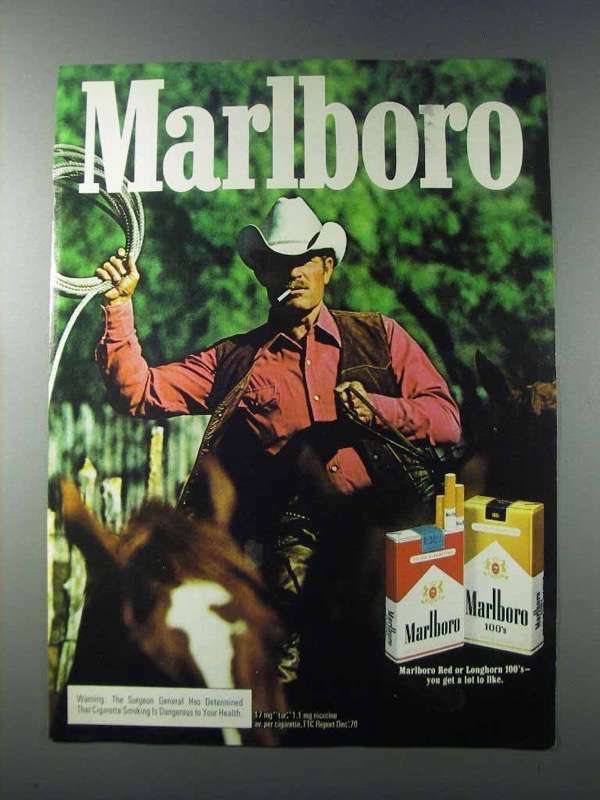 1981 Marlboro Cigarettes Ad - Marlboro Man with Lasso | eBay
