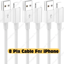 USB Power Adapter Fast Charger Cable Cord For iPhone 14 13 12 11 XS X XR 8 7 6 5