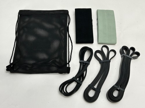 Resistance Bands for Working Out Home Gym Physical Therapy - Set Of 5 - Picture 2 of 13