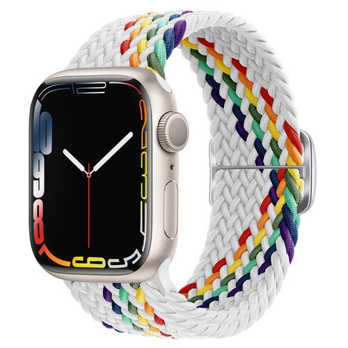 Braided Nylon Woven Band For Apple Watch 9 8 7 6 5 SE/iWatch Ultra Weaven Strap - Zdjęcie 21 z 67