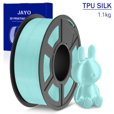 3d Druck Filament Flexibel JAYO 1,1KG Hellblau TPU SILK 98A 1,75mm