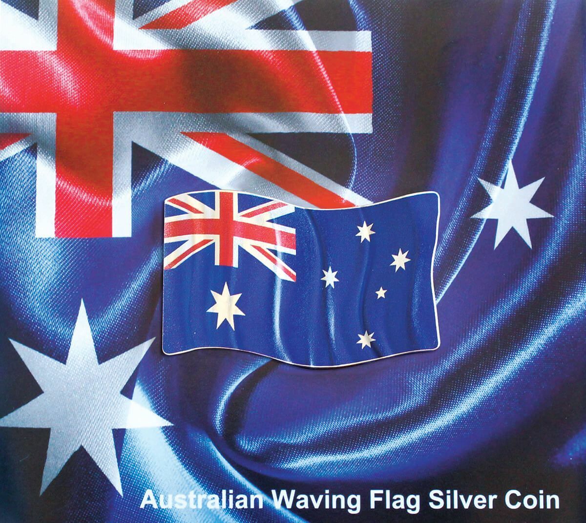 2018  Australian Waving Flag 1oz Silver Coin ONLY 1,000