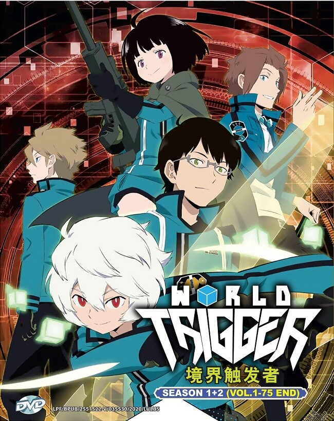 DVD Anime World Trigger Complete Series Season 1+2 (1-75 End) English  Subtitle